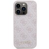 Etui GUESS 4G Metal Gold Logo do Apple iPhone 15 Pro Różowy Model telefonu iPhone 15 Pro