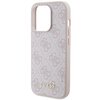 Etui GUESS 4G Metal Gold Logo do Apple iPhone 15 Pro Różowy Typ Etui nakładka