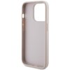 Etui GUESS 4G Metal Gold Logo do Apple iPhone 15 Pro Różowy Gwarancja 24 miesiące