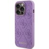 Etui GUESS Leather 4G Stamped do Apple iPhone 15 Pro Max Fioletowy Seria telefonu iPhone