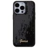 Etui GUESS Sequin Script Metal do Apple iPhone 15 Pro Max Czarny Model telefonu iPhone 15 Pro Max