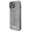 Etui GUESS Sequin Script Metal do Apple iPhone 15 Srebrny Seria telefonu iPhone