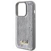Etui GUESS Sequin Script Metal do Apple iPhone 15 Pro Srebrny