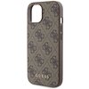 Etui GUESS 4G Metal Gold Logo do Apple iPhone 15 Brązowy Typ Etui nakładka