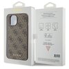 Etui GUESS 4G Metal Gold Logo do Apple iPhone 15 Brązowy Marka telefonu Apple