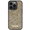 Etui GUESS Rhinestone Metal Logo do Apple iPhone 15 Pro Żółty Model telefonu iPhone 15 Pro