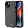 Etui GUESS 4G Metal Gold Logo do Apple iPhone 15 Plus Szary