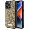 Etui GUESS Rhinestone Metal Logo do Apple iPhone 15 Pro Max Żółty