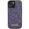 Etui GUESS Rhinestone Metal Logo do Apple iPhone 15 Fioletowy Model telefonu iPhone 15