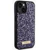 Etui GUESS Rhinestone Metal Logo do Apple iPhone 15 Fioletowy Kompatybilność Apple iPhone 15