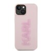 Etui KARL LAGERFELD 3D Rubber Glitter Logo do Apple iPhone 15 Plus Różowy Model telefonu iPhone 15 Plus