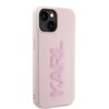 Etui KARL LAGERFELD 3D Rubber Glitter Logo do Apple iPhone 15 Plus Różowy Kompatybilność Apple iPhone 15 Plus