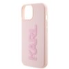 Etui KARL LAGERFELD 3D Rubber Glitter Logo do Apple iPhone 15 Plus Różowy Typ Etui nakładka
