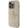 Etui GUESS Glitter Script Big 4G do Apple iPhone 15 Pro Złoty Seria telefonu iPhone