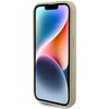 Etui GUESS Glitter Script Big 4G do Apple iPhone 15 Pro Złoty Dominujący kolor Złoty