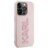 Etui KARL LAGERFELD 3D Rubber Glitter Logo do Apple iPhone 15 Pro Różowy Kompatybilność Apple iPhone 15 Pro