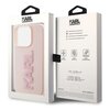 Etui KARL LAGERFELD 3D Rubber Glitter Logo do Apple iPhone 15 Pro Różowy Marka telefonu Apple