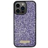 Etui GUESS Rhinestone Metal Logo do Apple iPhone 15 Pro Max Fioletowy Model telefonu iPhone 15 Pro Max