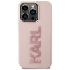 Etui KARL LAGERFELD 3D Rubber Glitter Logo do Apple iPhone 15 Pro Max Różowy Seria telefonu iPhone