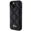 Etui GUESS Quilted Metal Logo do Apple iPhone 15 Czarny Seria telefonu iPhone