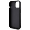 Etui GUESS Quilted Metal Logo do Apple iPhone 15 Czarny Gwarancja 24 miesiące