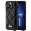 Etui GUESS Quilted Metal Logo do Apple iPhone 15 Pro Czarny