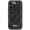Etui GUESS Quilted Metal Logo do Apple iPhone 15 Pro Czarny Model telefonu iPhone 15 Pro