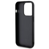 Etui GUESS Quilted Metal Logo do Apple iPhone 15 Pro Czarny Gwarancja 24 miesiące