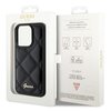 Etui GUESS Quilted Metal Logo do Apple iPhone 15 Pro Czarny Marka telefonu Apple