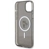 Etui KARL LAGERFELD Glitter MagSafe do Apple iPhone 15 Plus Czarny Gwarancja 12 miesięcy