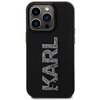 Etui KARL LAGERFELD 3D Rubber Glitter Logo do Apple iPhone 15 Pro Czarny Seria telefonu iPhone