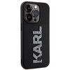 Etui KARL LAGERFELD 3D Rubber Glitter Logo do Apple iPhone 15 Pro Czarny Model telefonu iPhone 15 Pro