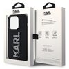 Etui KARL LAGERFELD 3D Rubber Glitter Logo do Apple iPhone 15 Pro Czarny Marka telefonu Apple