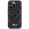 Etui GUESS Quilted Metal Logo do Apple iPhone 15 Pro Max Czarny Model telefonu iPhone 15 Pro Max