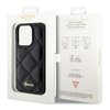 Etui GUESS Quilted Metal Logo do Apple iPhone 15 Pro Max Czarny Marka telefonu Apple