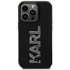 Etui KARL LAGERFELD 3D Rubber Glitter Logo do Apple iPhone 15 Pro Max Czarny Model telefonu iPhone 15 Pro Max