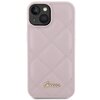 Etui GUESS Quilted Metal Logo do Apple iPhone 15 Różowy Model telefonu iPhone 15