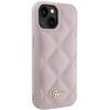 Etui GUESS Quilted Metal Logo do Apple iPhone 15 Różowy Kompatybilność Apple iPhone 15