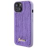 Etui GUESS Sequin Script Metal do Apple iPhone 15 Fioletowy Seria telefonu iPhone