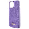 Etui GUESS Sequin Script Metal do Apple iPhone 15 Fioletowy Gwarancja 24 miesiące
