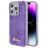 Etui GUESS Sequin Script Metal do Apple iPhone 15 Pro Fioletowy