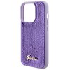 Etui GUESS Sequin Script Metal do Apple iPhone 15 Pro Fioletowy Dominujący kolor Fioletowy