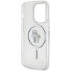 Etui KARL LAGERFELD Karl&Choupette Glitter Magsafe do Apple iPhone 15 Pro Przezroczysty Gwarancja 12 miesięcy