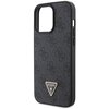 Etui GUESS Leather 4G Triangle Stras do Apple iPhone 15 Pro Max Czarny Typ Etui nakładka
