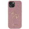 Etui GUESS Glitter Script Big 4G do Apple iPhone 15 Różowy Model telefonu iPhone 15