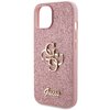 Etui GUESS Glitter Script Big 4G do Apple iPhone 15 Różowy Typ Etui nakładka