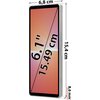 Smartfon SONY Xperia 5 V 8/128GB 5G 6.1" 120Hz Platynowy Aparat Tylny 52 Mpx + 12 Mpx, Przedni 12 Mpx