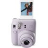 Aparat FUJIFILM Instax Mini 12 Fioletowy + Album + Pokrowiec Funkcje dodatkowe Wbudowane lusterko do selfie