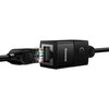 Adapter RJ-45 - RJ-45 BASEUS AirJoy Czarny (10 szt.) Inne Obsługa Gigabit Ethernet