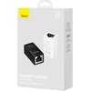 Adapter RJ-45 - RJ-45 BASEUS AirJoy Biały (10 szt.) Inne Materiał obudowy: PVC z wewnętrzną metalową warstwą ekranującą